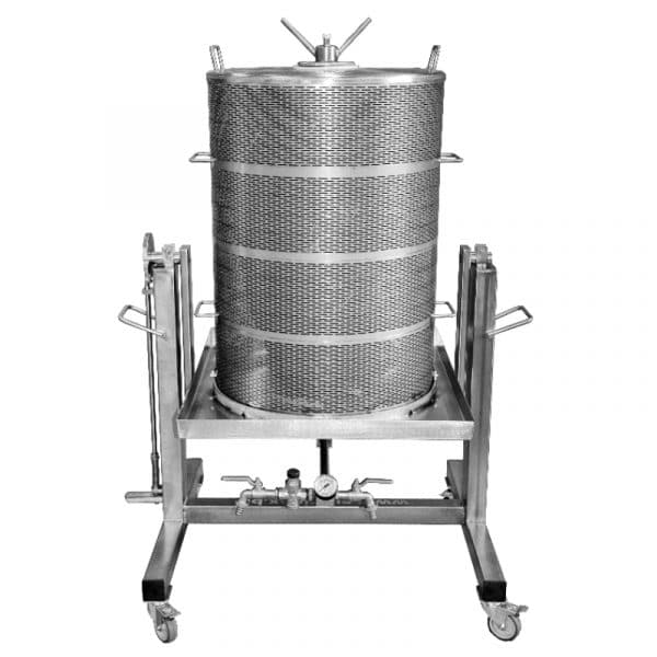 Professional hydropress for cider and apple juice - waterpress