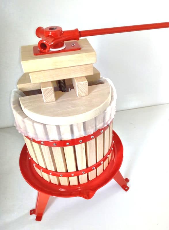 Fruit press - apple press 12 litre - from top