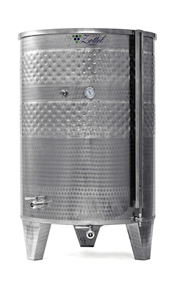 Stainless steel variable capacity tanks with cooling jackets